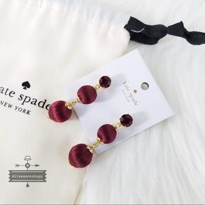 Kate spade New York sumac earrings new dust bag